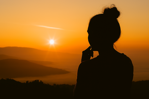 Personne en pleine inspiration créative
